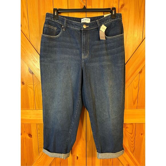 Lane Bryant Denim - Lane Bryant Jeans Womens Size 14 Capri Boyfriend Dark Wash nwt (0911)